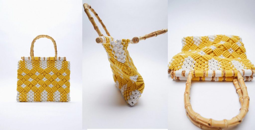 BOLSO MACRAMÉ zara