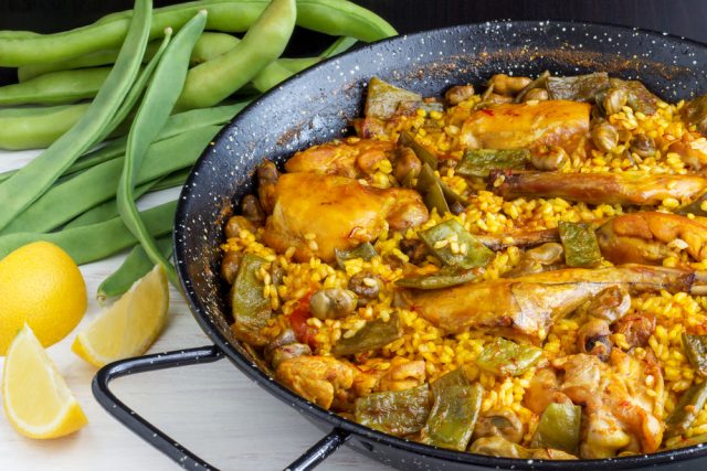 agua paella