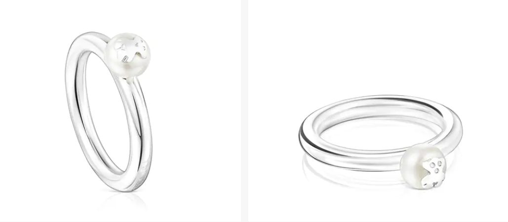 anillo icon pearls tous