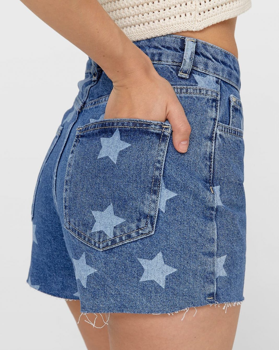 denim estrellas stradivarius