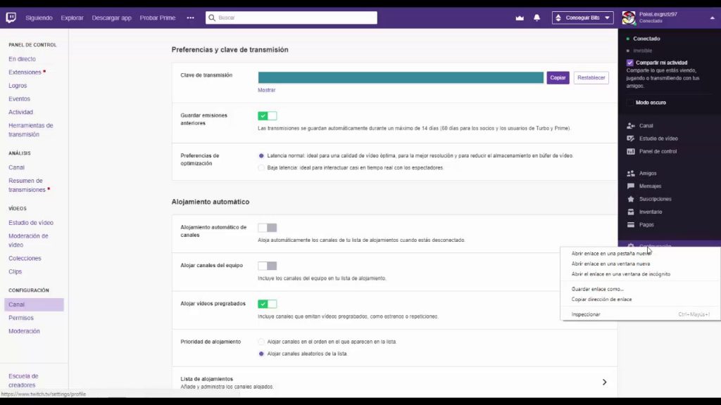 Así se guardan las transmisiones en Twitch