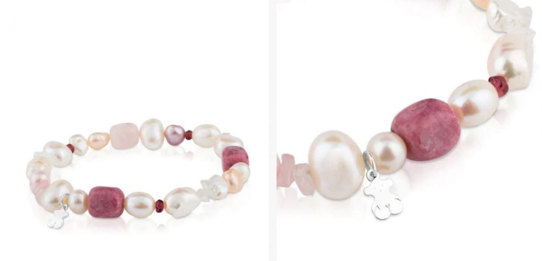 pulsera pearls plata