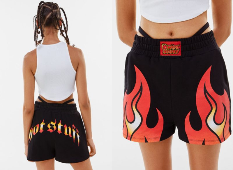 BERMUDA PRINT HOT STUFF DE BERSHKA