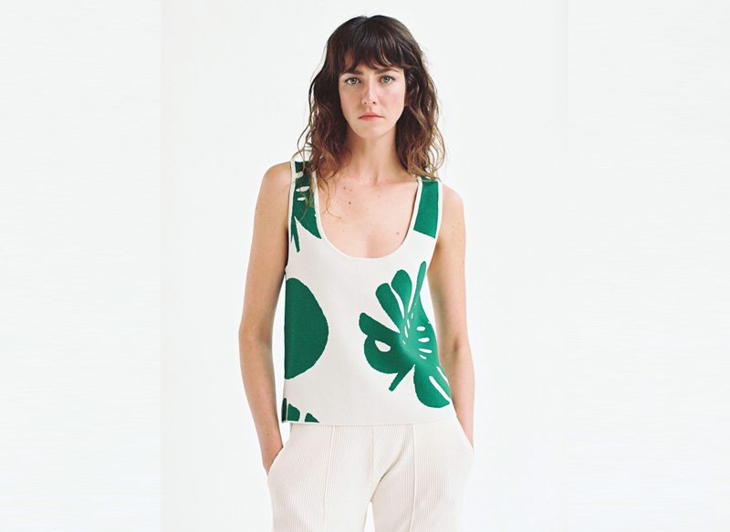TOP DE PUNTO JACQUARD