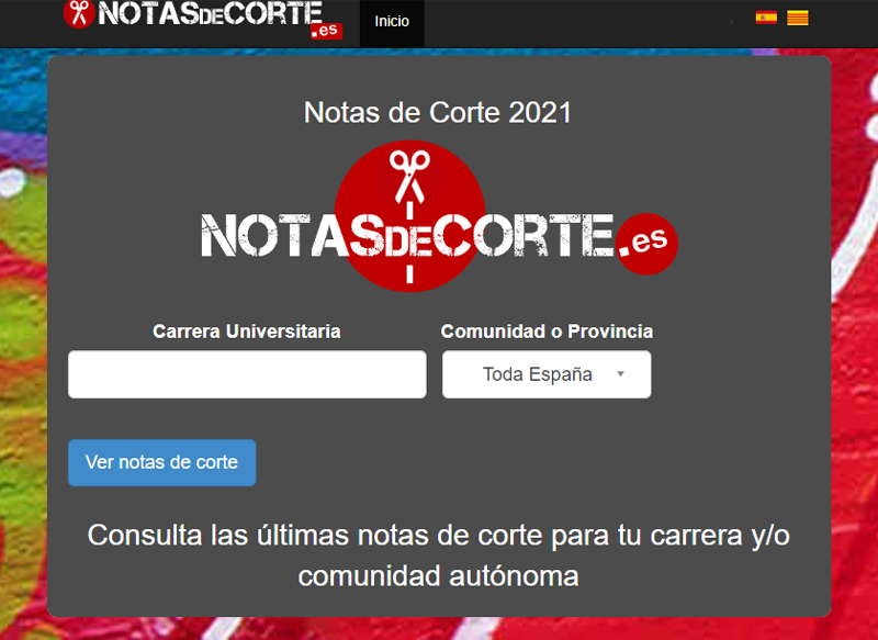 OTRAS WEBS PARA ESTIMAR NOTAS DE CORTE