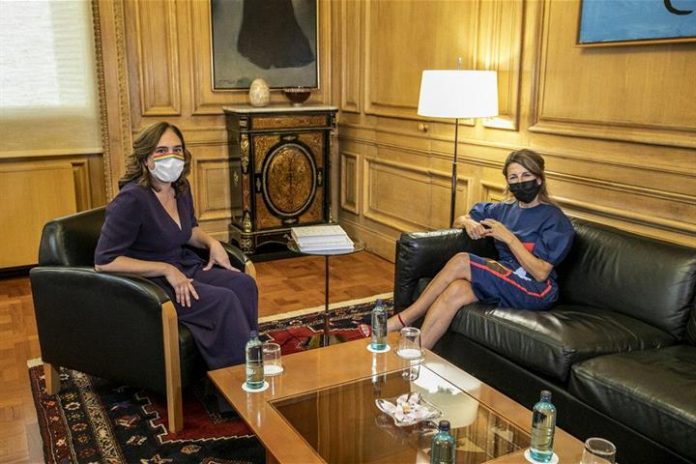 Ada Colau y Yolanda Díaz en uno de sus encuentros