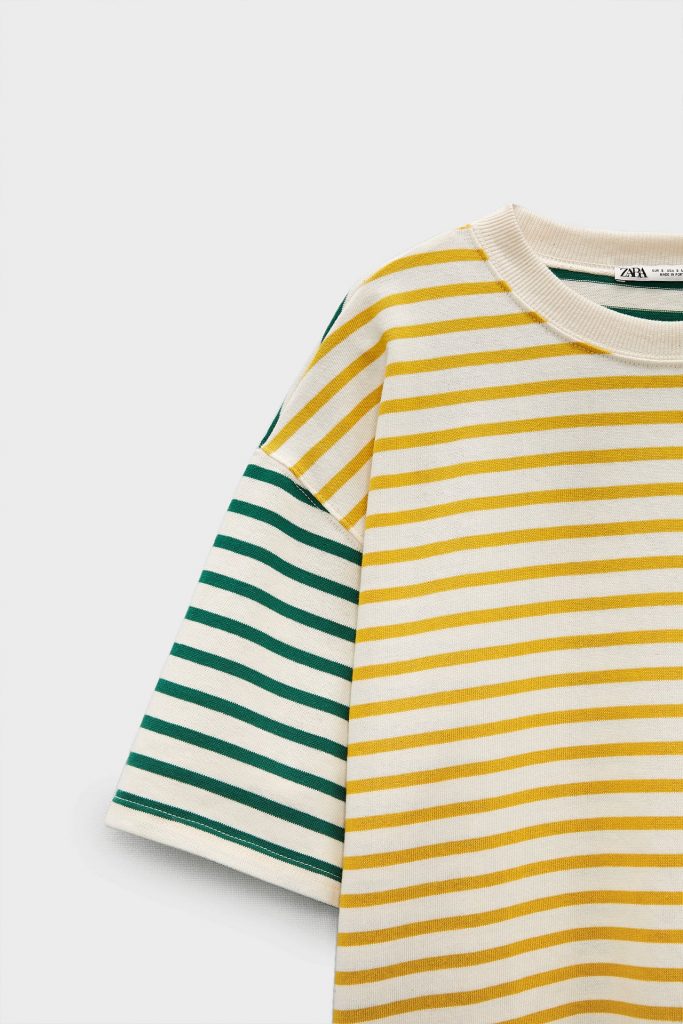 Camiseta rayas on sale zara