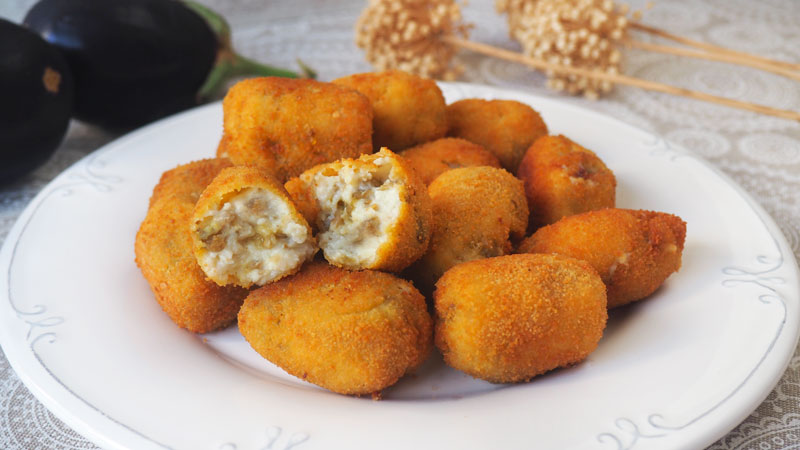 ingredientes croquetas de berenjena