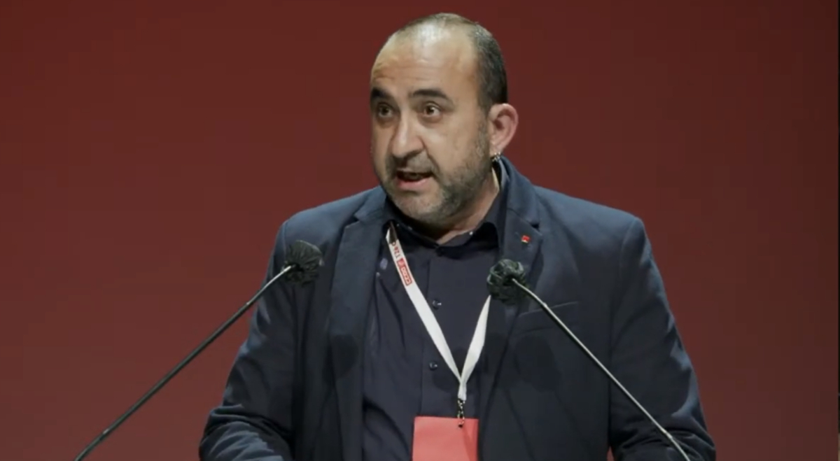 Javier Pacheco, líder de CCOO en Cataluña