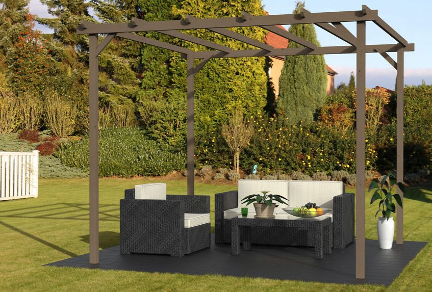 pergola madera leroy merlin