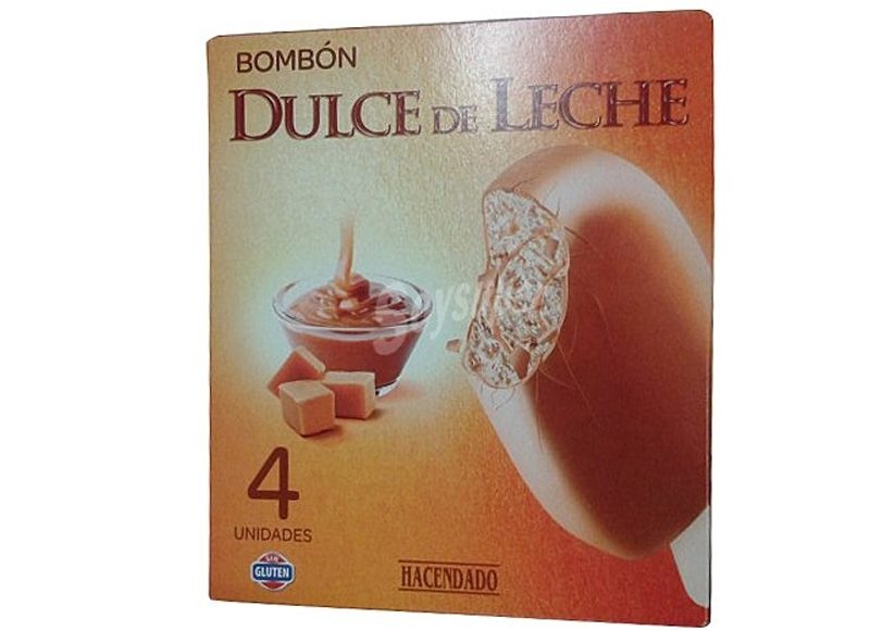 BOMBÓN DULCE DE LECHE HACENDADO