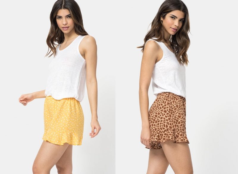 PANTALÓN CORTO ESTAMPADO TEX DE CARREFOUR