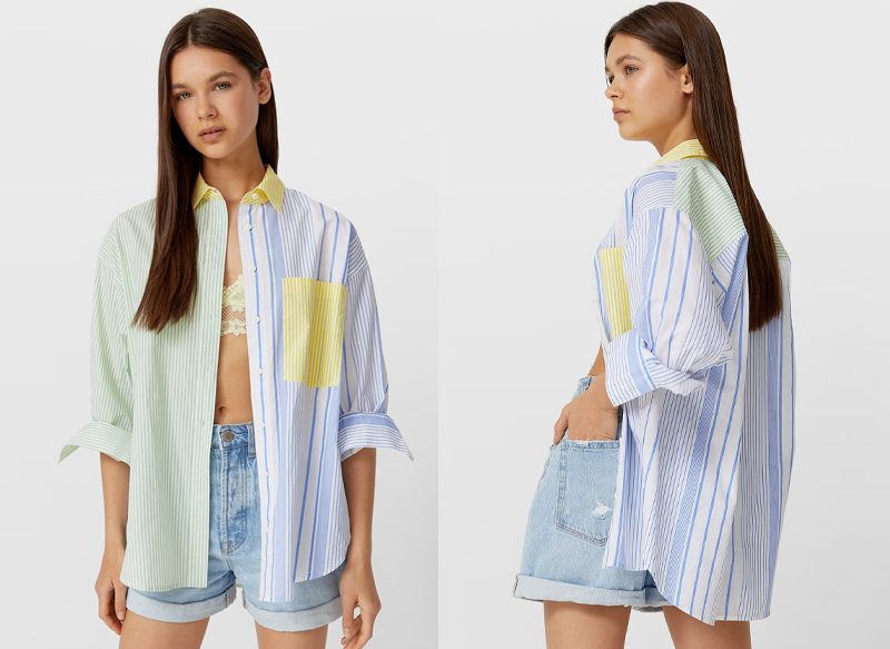 CAMISA POPELIN MIX & MATCH DE STRADIVARIUS