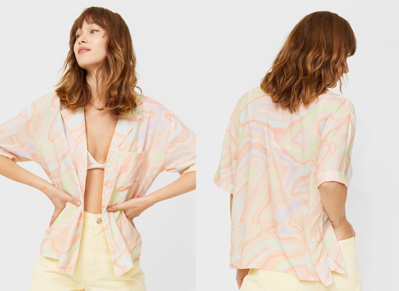 CAMISA MANGA CORTA FLUIDA