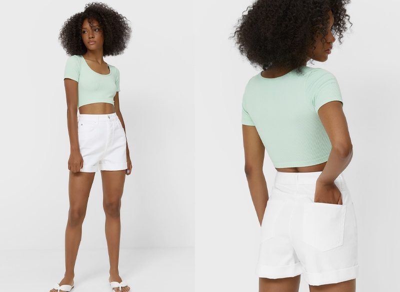 SHORT MOM FIT DE STRADIVARIUS