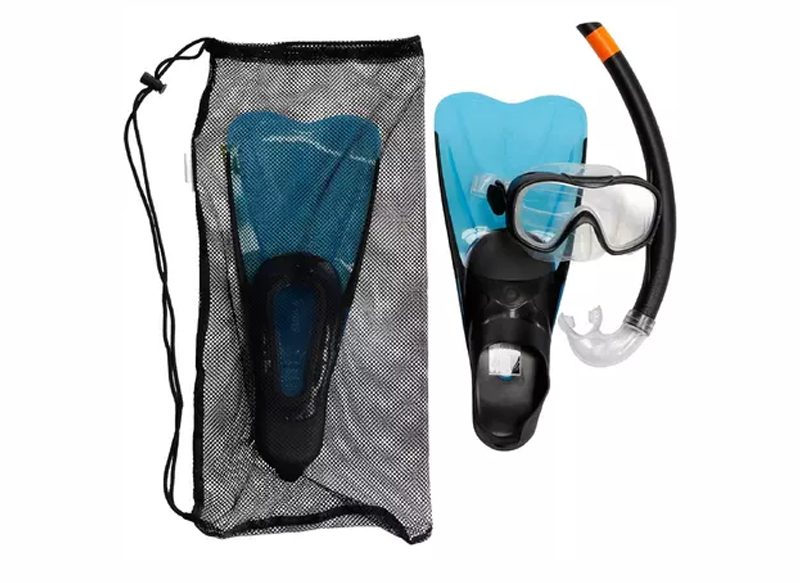 KIT ALETAS MÁSCARA TUBO SNORKEL SUBEA