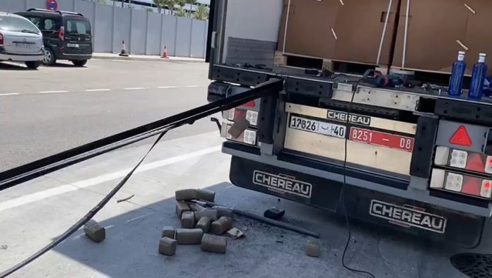 droga camión