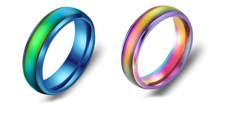 anillos que cambian de color