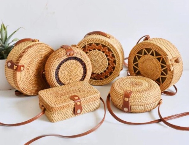 bolso de mimbre tejido aliexpress