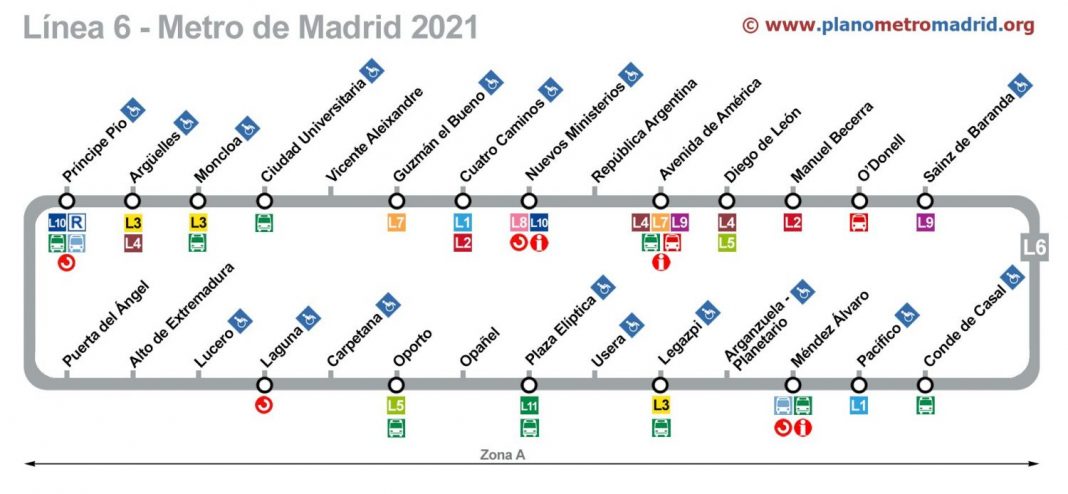 metro-madrid-línea-6