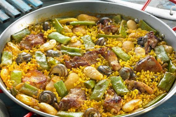 La paella valenciana