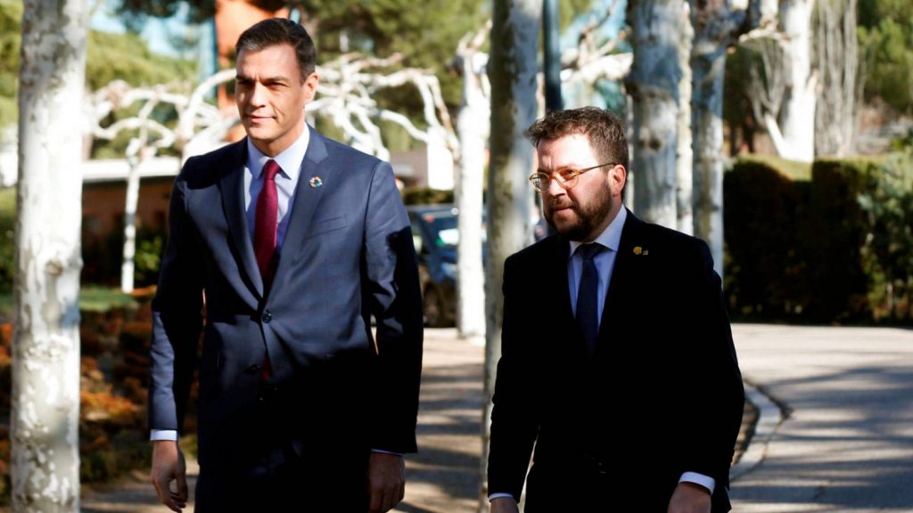 Aragonés visitó a Pedro Sánchez en junio de 2021