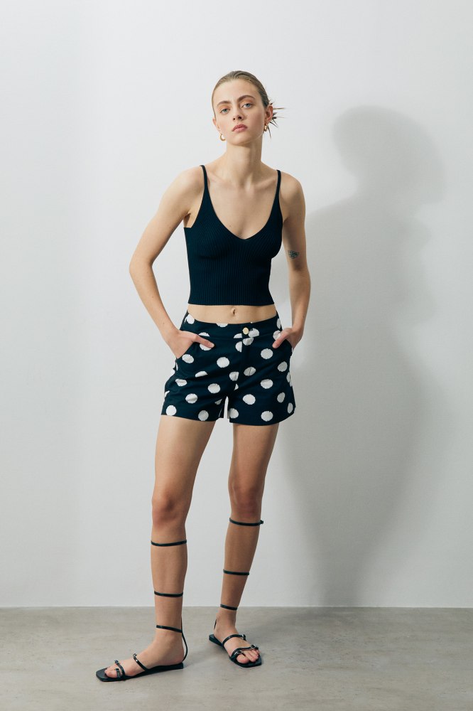 short estampado