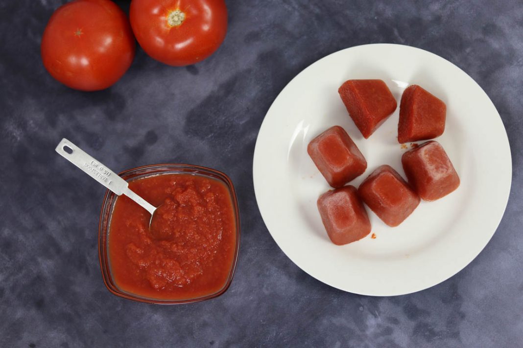 tomate frito congelar