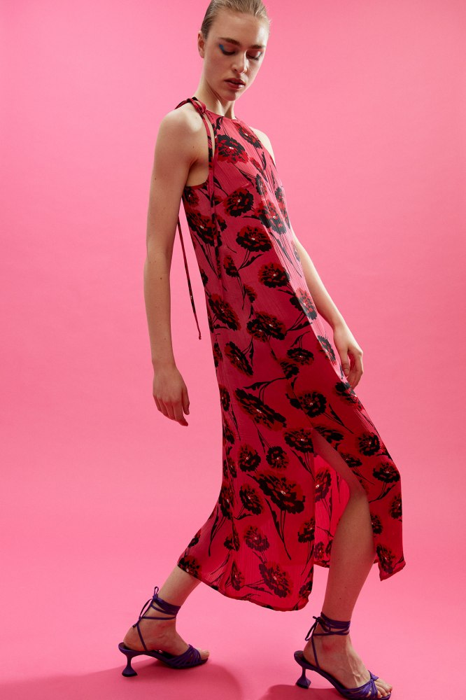 vestido escote halter
