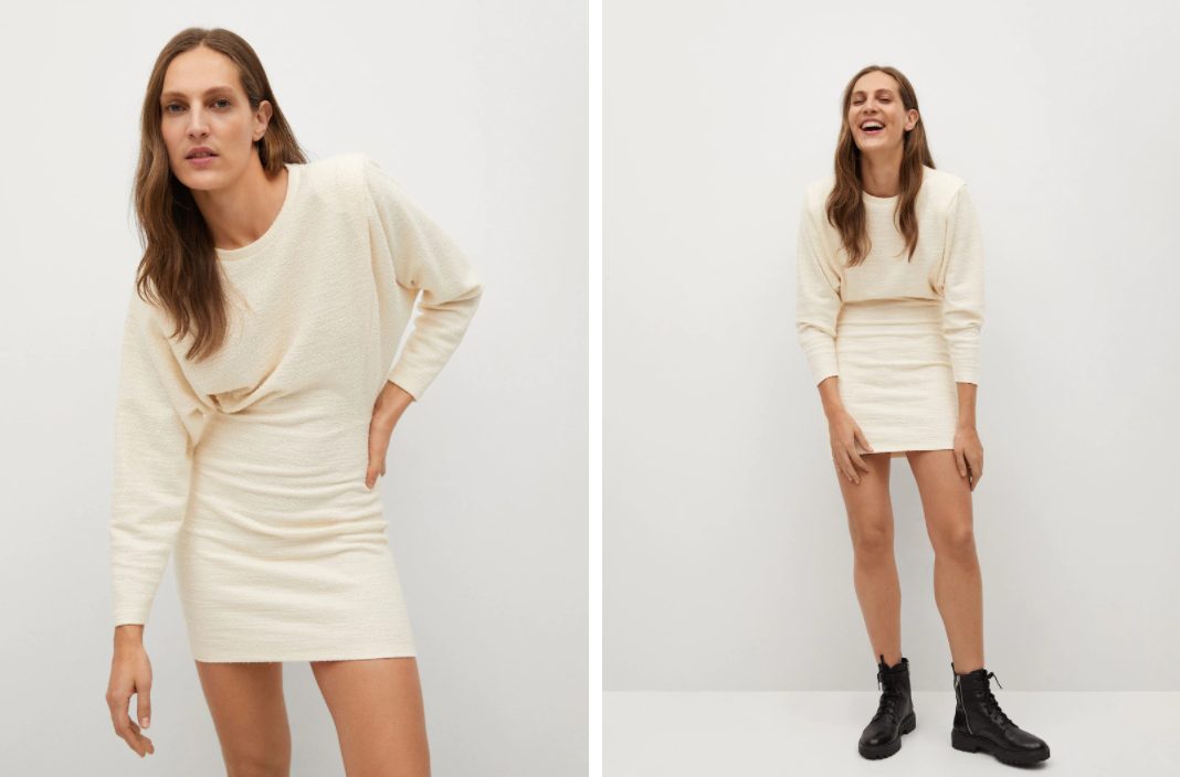 vestido hombreras