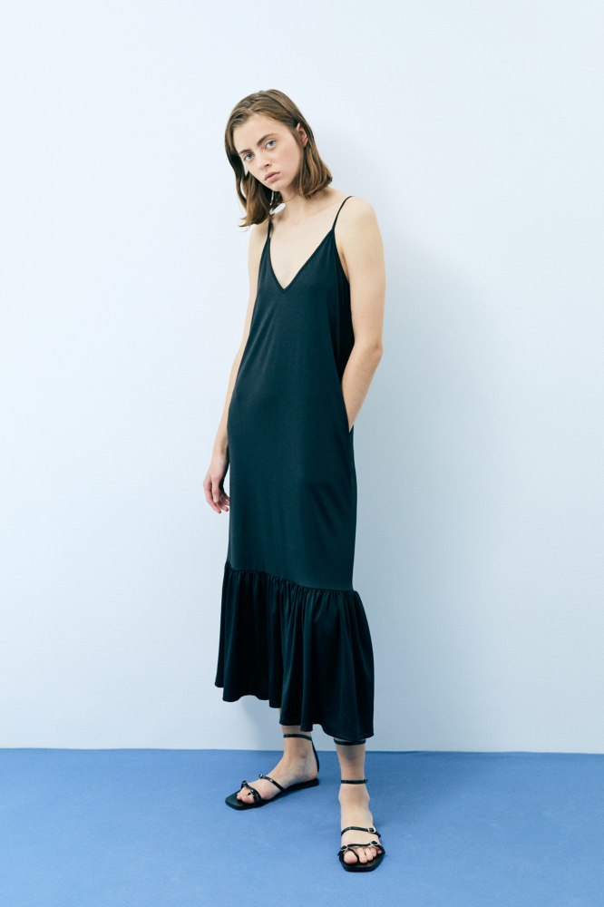 vestido lencero largo