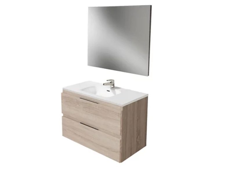 MUEBLE DE BAÑO CON LAVABO Y ESPEJO PRIMA