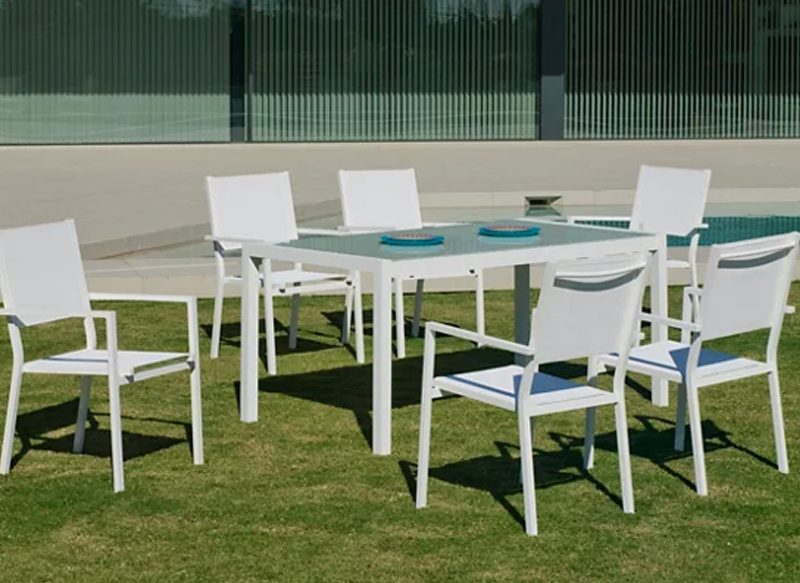 SET DE JARDÍN LOUVRE PARA 6 PERSONAS