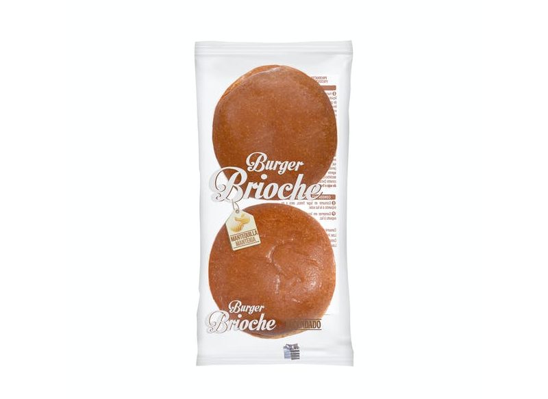 PAN DE HAMBURGUESA BRIOCHE CON SABOR DULCE
