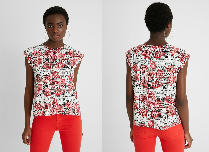 CAMISETA SIN MANGAS DESIGUAL