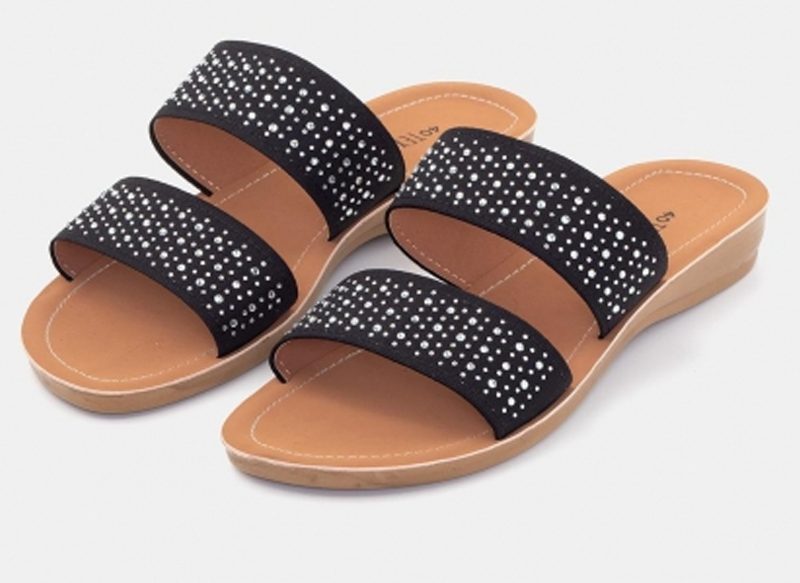 SANDALIAS CON TIRAS ANCHAS TEX DE CARREFOUR