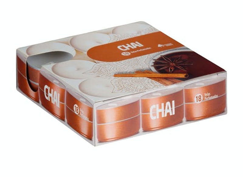 VELA PERFUMADA BOSQUE VERDE TÉ CHAI DE MERCADONA