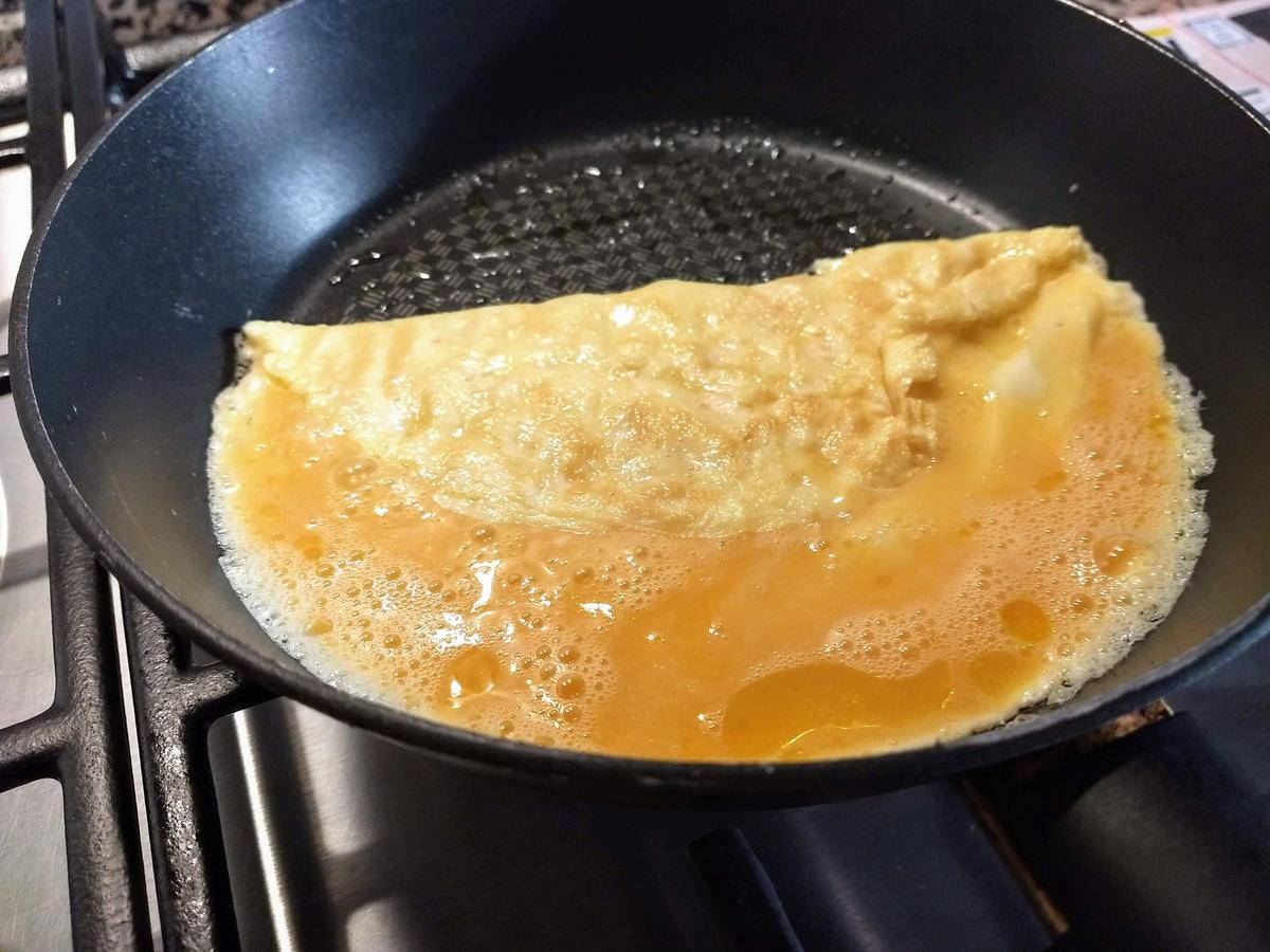 El truco para que la tortilla francesa nunca se pegue a la sarten