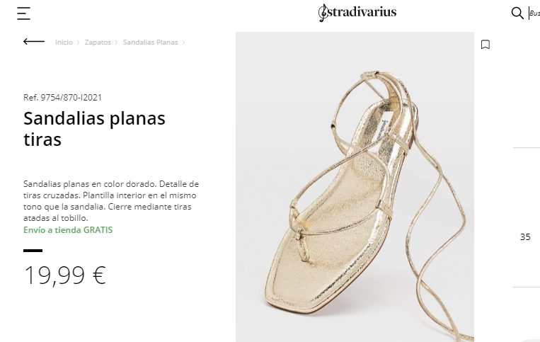 Sandalias de tacón de Stradivarius para pisar con estilo este verano