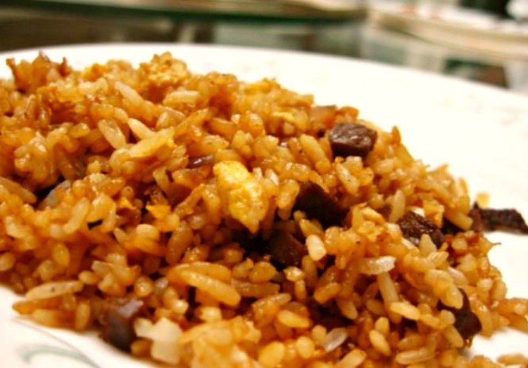 arroz carne