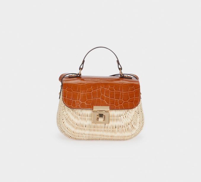 bolso trenzado parfois