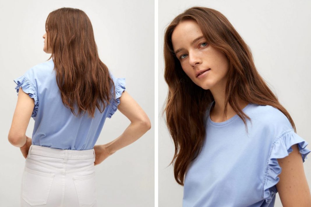 camiseta volantes