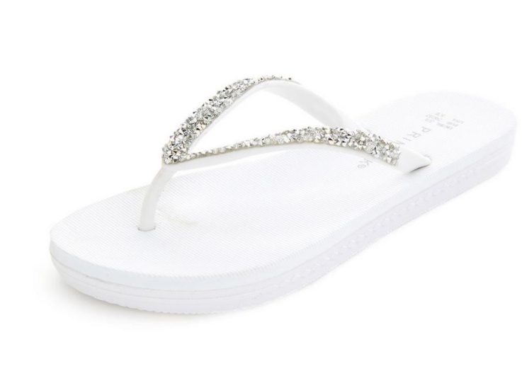 chanclas blancas
