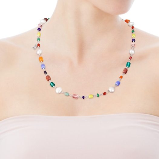 collar glass multicolor