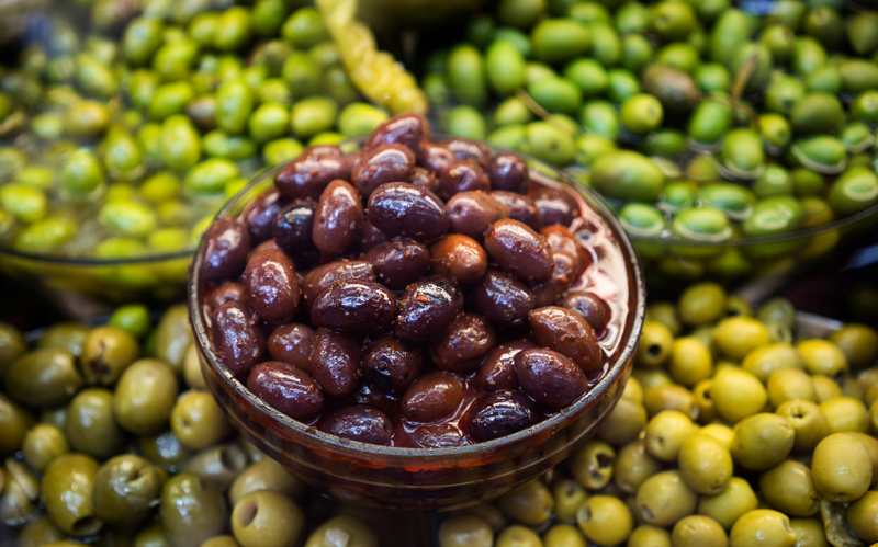 consumo aceitunas