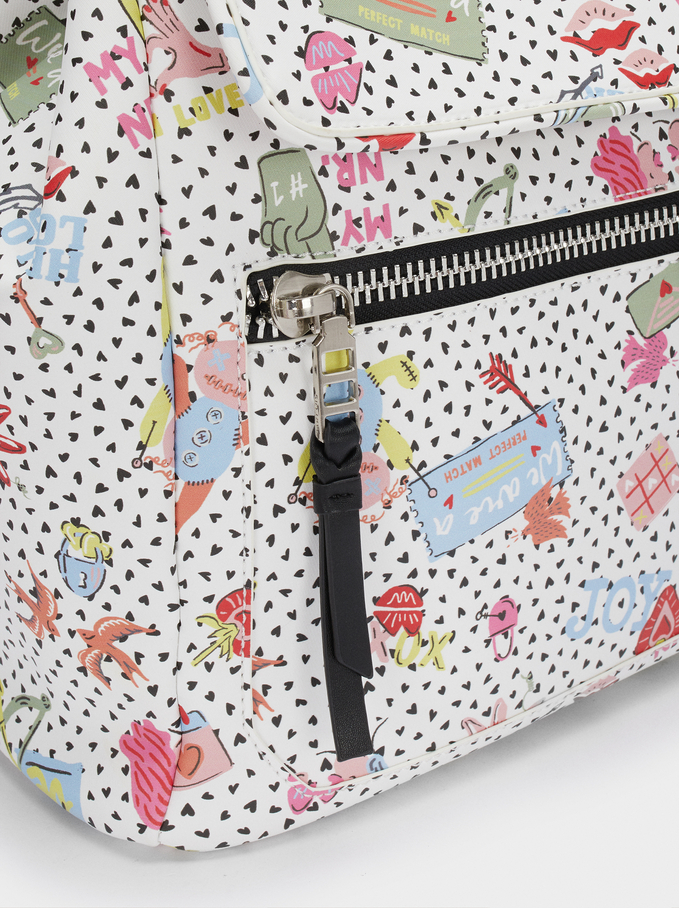 mochila estampado