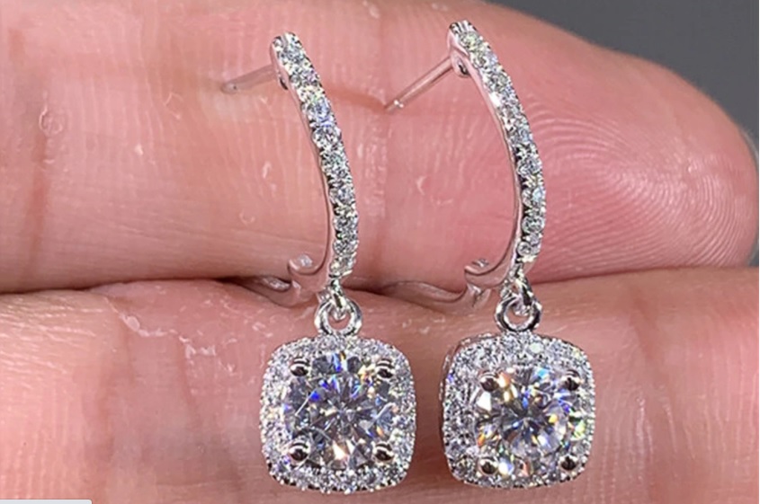 pendientes brillantes