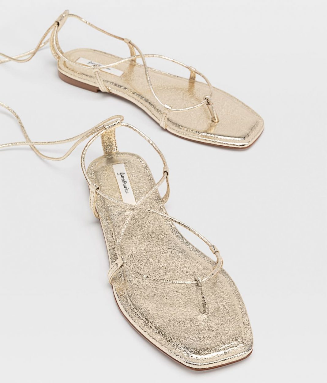 sandalias planas stradivarius