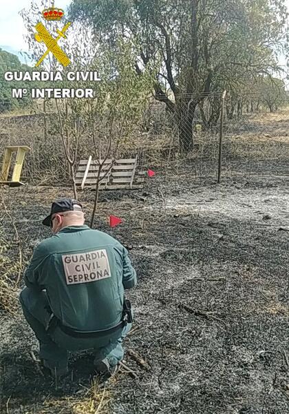 Identificado el presunto autor de un incendio forestal declarado en julio en Pozorrubio de Santiago