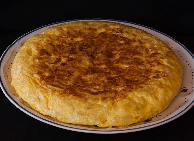 LA PROPORCIÓN DE HUEVO Y PATATAS